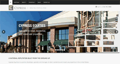 Desktop Screenshot of cypressequities.com