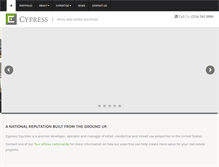 Tablet Screenshot of cypressequities.com